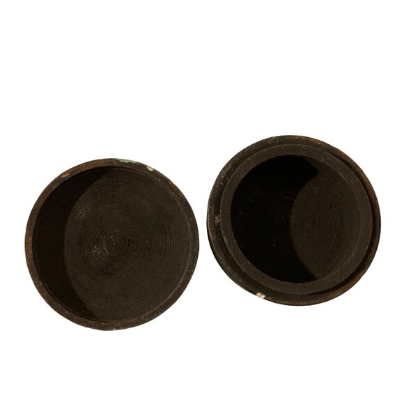 Celestial Moon And Stars Hand Painted Wooden Trinket Box - Picture 6 of 8